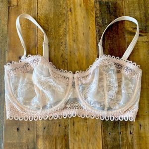 Victorias Secret Very Sexy Nude Unlined Strapless Bra 36DD